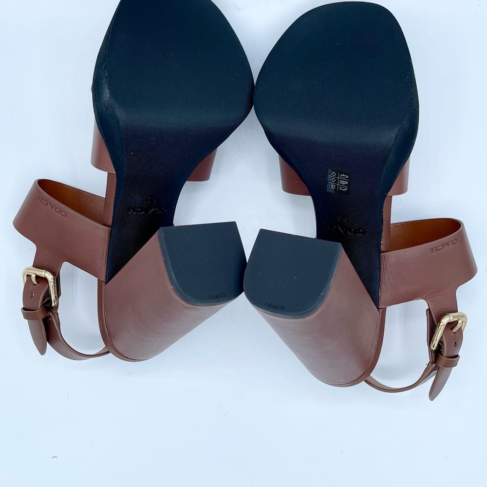 Brand New Coach Platform Sandals with Chunky Heel  Size 9.5B - Picture 15 of 15